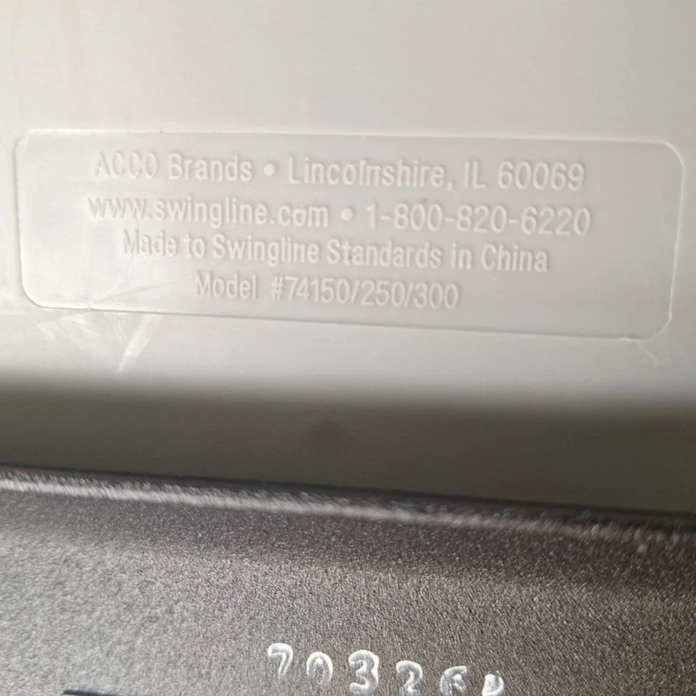 Swingline three hole